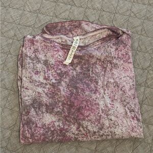 Purple and Pink Tie-Dye Lululemon Tee